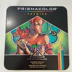 HARDLY USED Prismacolor Pencil Crayons 
Set of 72 for $100 - retail price $130
